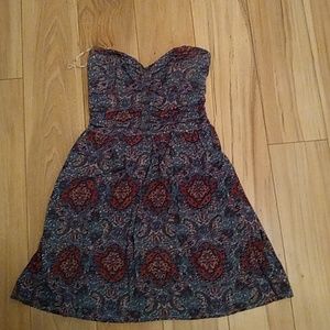 Strapless band of gypsies dress